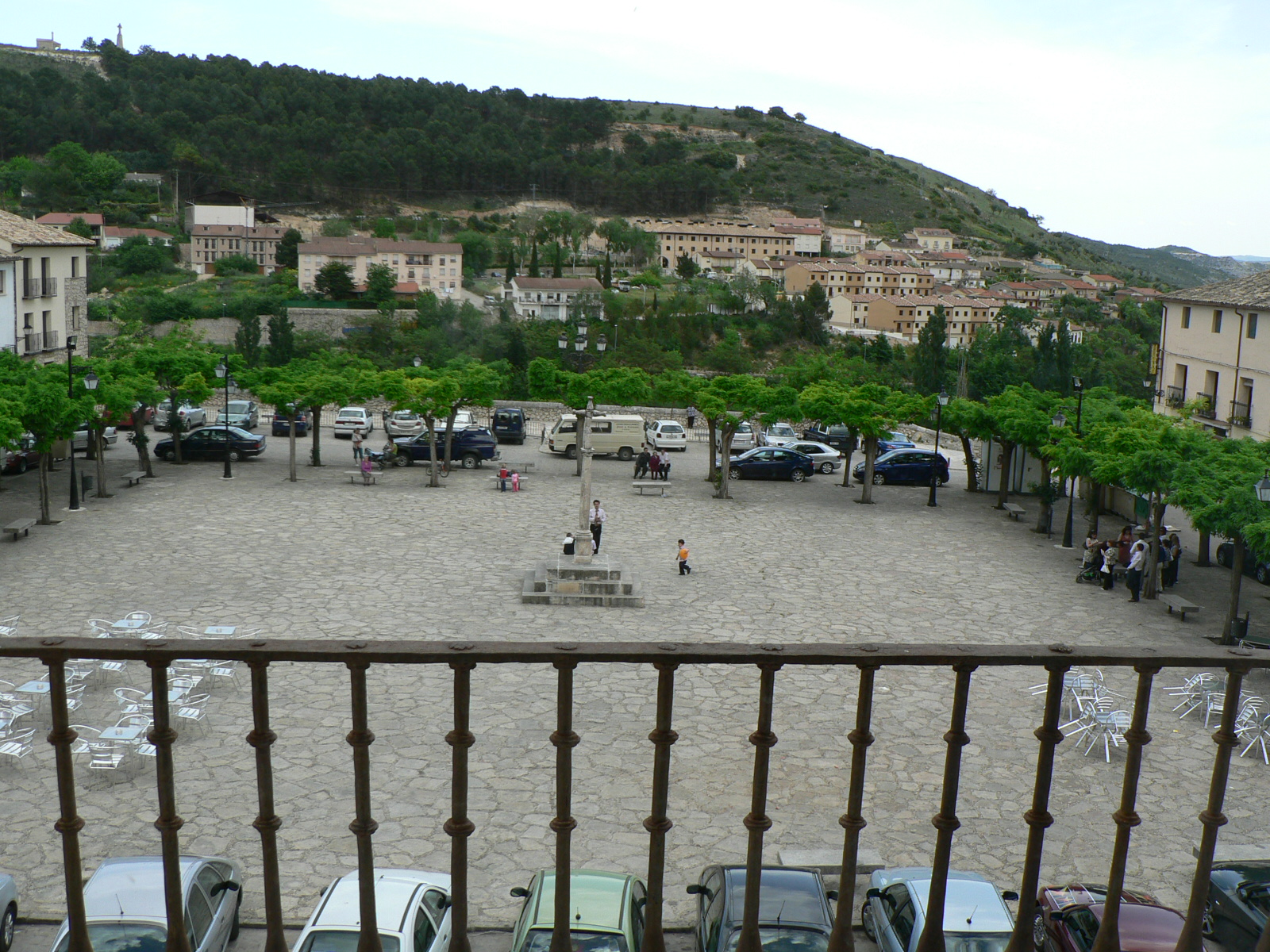 Plaza de la Hora de Pastrana vista desde el Palacio Ducal